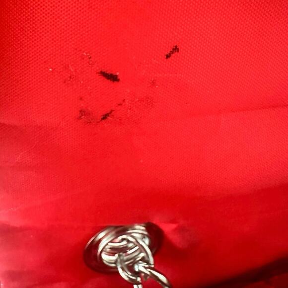 Red target purse Christmas holiday bag - Picture 5 of 5